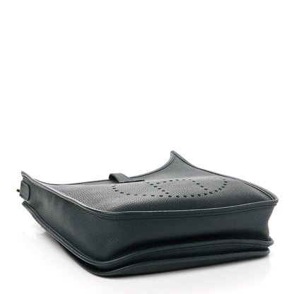 Hermes Taurillon Clemence Evelyne III PM Vert Cypress 4 of 11