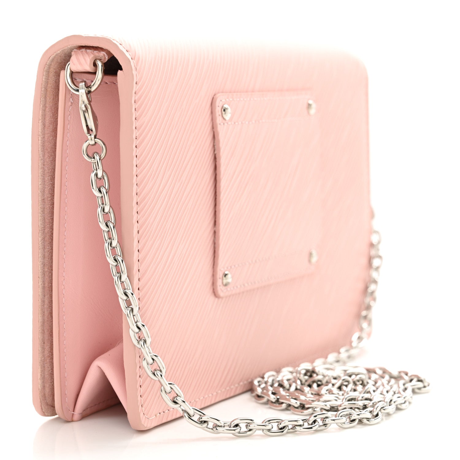 Louis Vuitton Epi Twist Belt Chain Wallet Rose Ballerine 3 of 10
