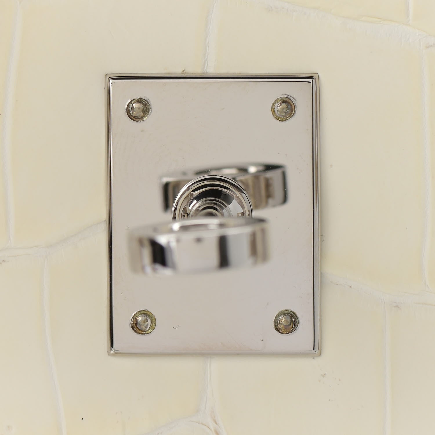 Hermes Matte Niloticus Crocodile Himalaya Birkin 25 Blanc 21 of 31