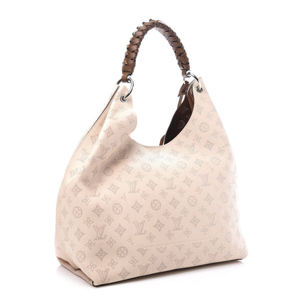Louis Vuitton Mahina Carmel Hobo Creme 2 of 10