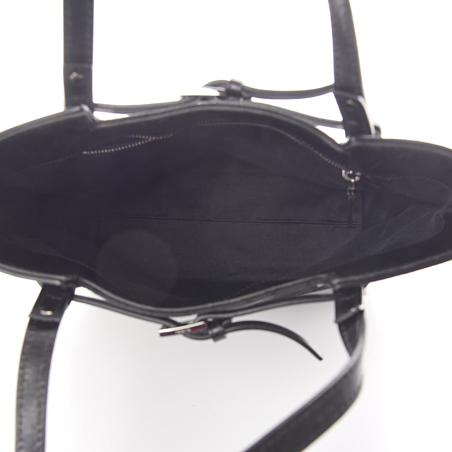 Monogram Small Bucket Tote Black