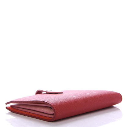 Celine Grained Calfskin Medium Multifunction Strap Wallet Scarlet 4 of 6