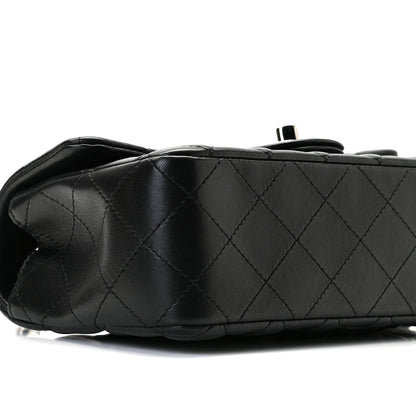 Chanel Lambskin Quilted Mini Rectangular Flap Black 5 of 10