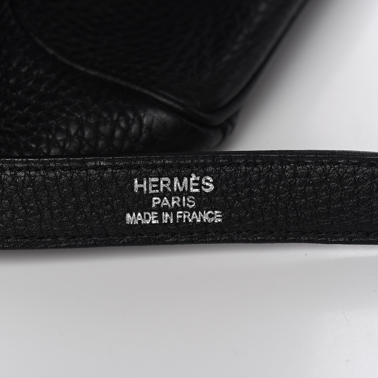 Hermes Taurillon Clemence Retourne Kelly 40 Black 18 of 34