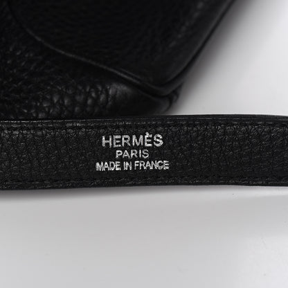 Hermes Taurillon Clemence Retourne Kelly 40 Black 18 of 34