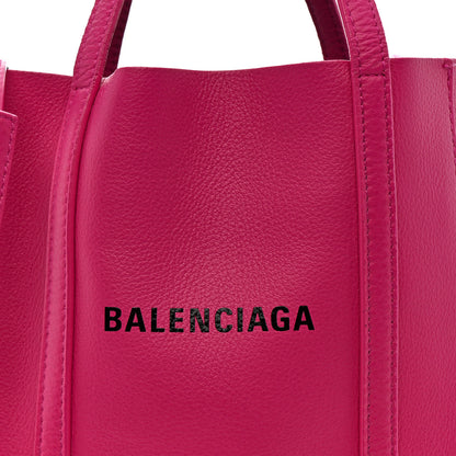 Balenciaga Calfskin XXS Everyday Tote Rose Magenta Black 7 of 14