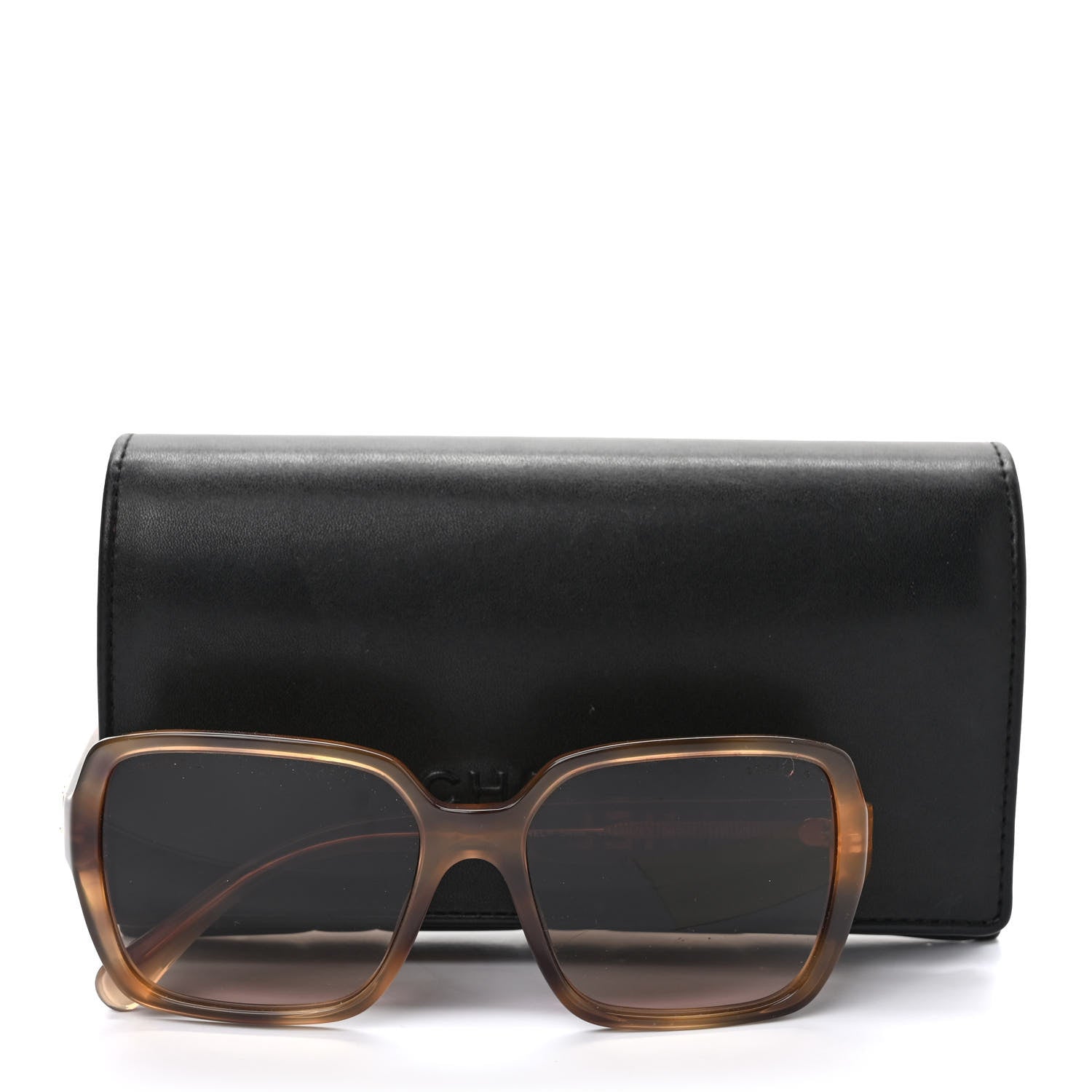 Chanel Acetate Polarized Square Sunglasses 5408 Brown 8 of 8