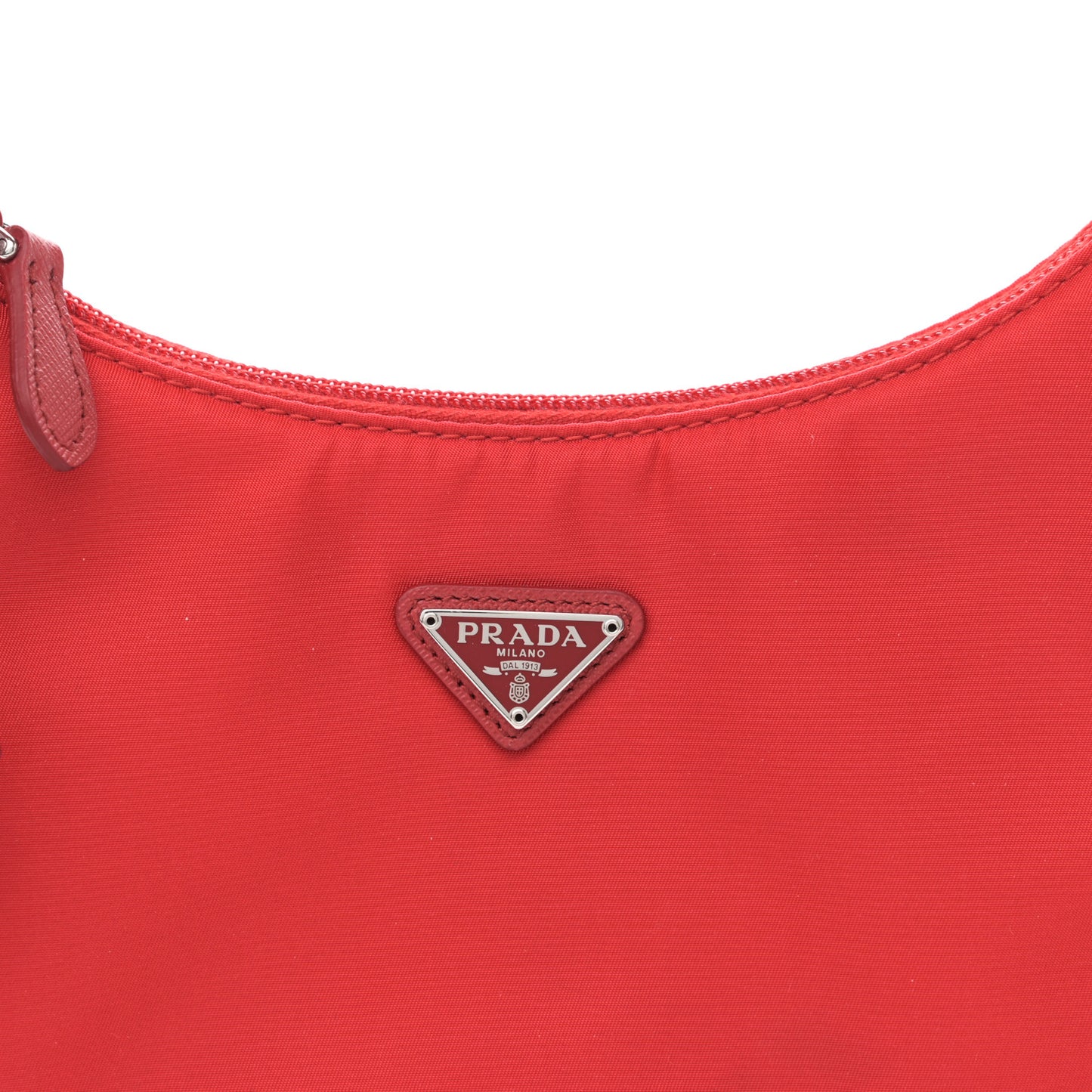 Tessuto Nylon Mini Re-Edition 2000 Bag Rosso
