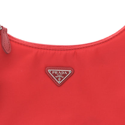 Prada Tessuto Nylon Mini Re-Edition 2000 Bag Rosso 8 of 11
