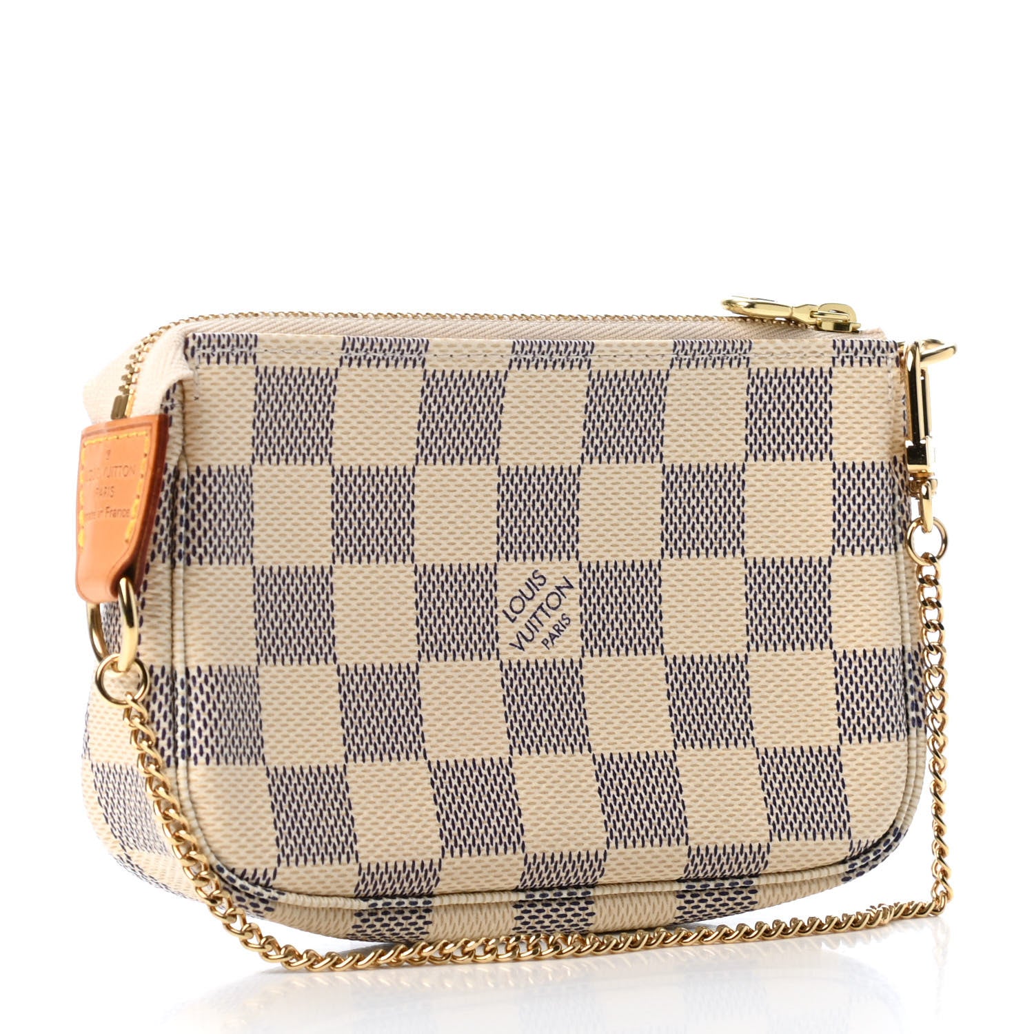 Louis Vuitton Damier Azur Mini Pochette Accessories 2 of 4