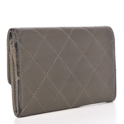 Chanel Lambskin Quilted CC Card Holder Green 3 of 16