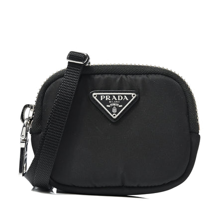 Prada Trick Tessuto Nylon Cargo Pouch Black 1 of 9