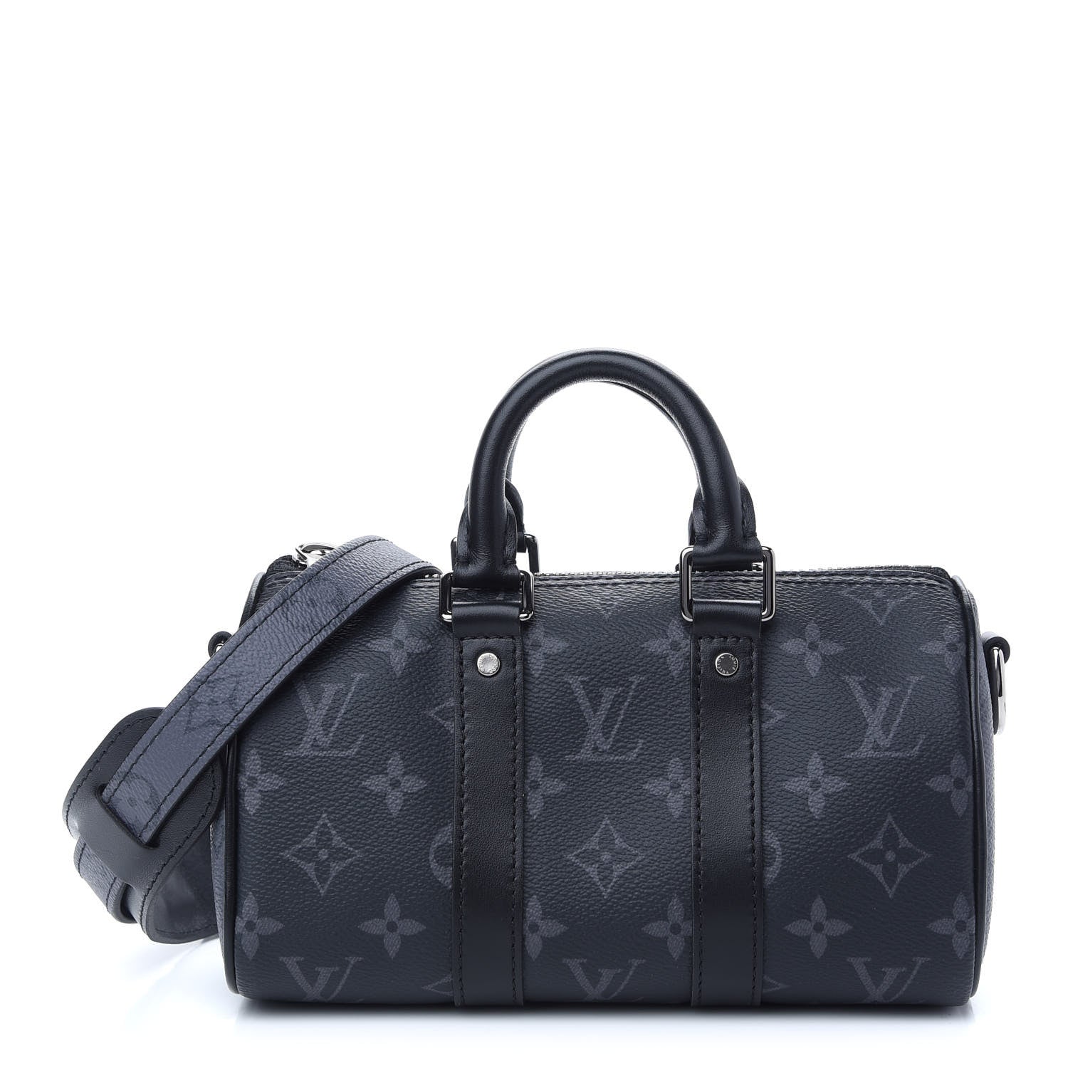 Louis Vuitton Reverse Monogram Eclipse Keepall XS Black 1 of 8