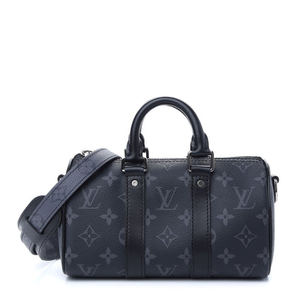 Louis Vuitton Reverse Monogram Eclipse Keepall XS Black 1 of 8