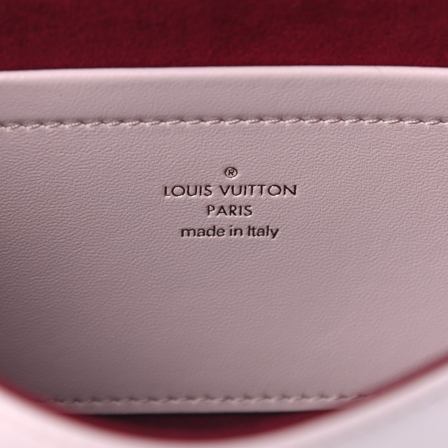 Louis Vuitton Lambskin Embossed Monogram Pochette Coussin Rose 5 of 7