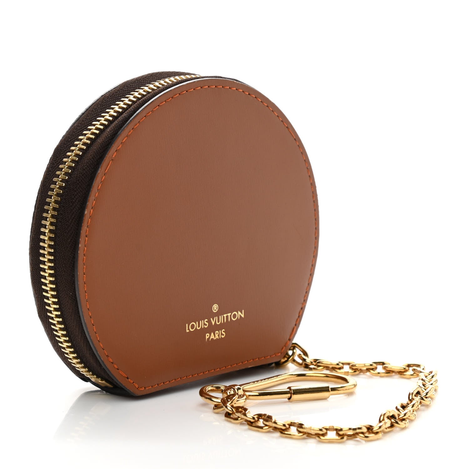 Louis Vuitton Calfskin Catogram Micro Boite Chapeau Marron 3 of 8