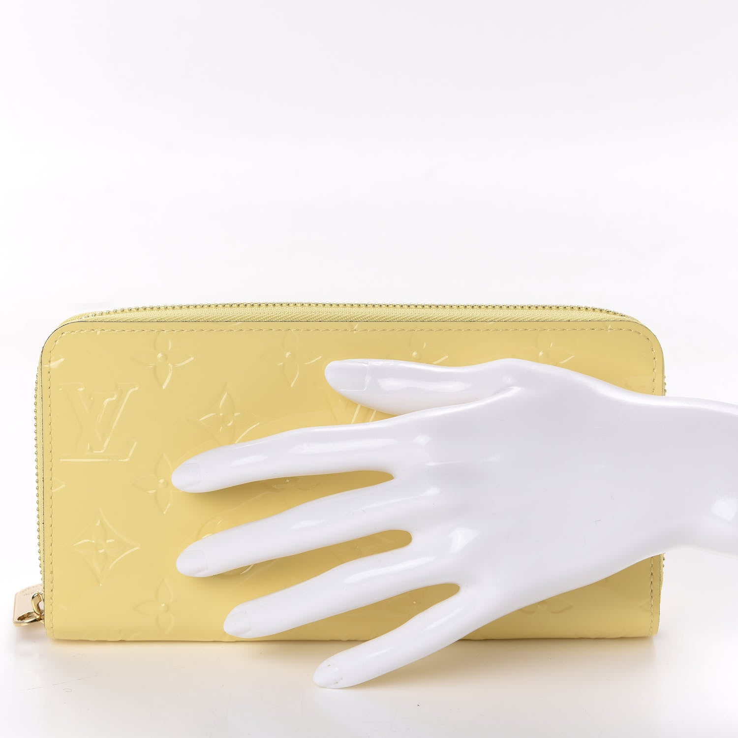 Louis Vuitton Vernis Zippy Wallet Citrine 2 of 9