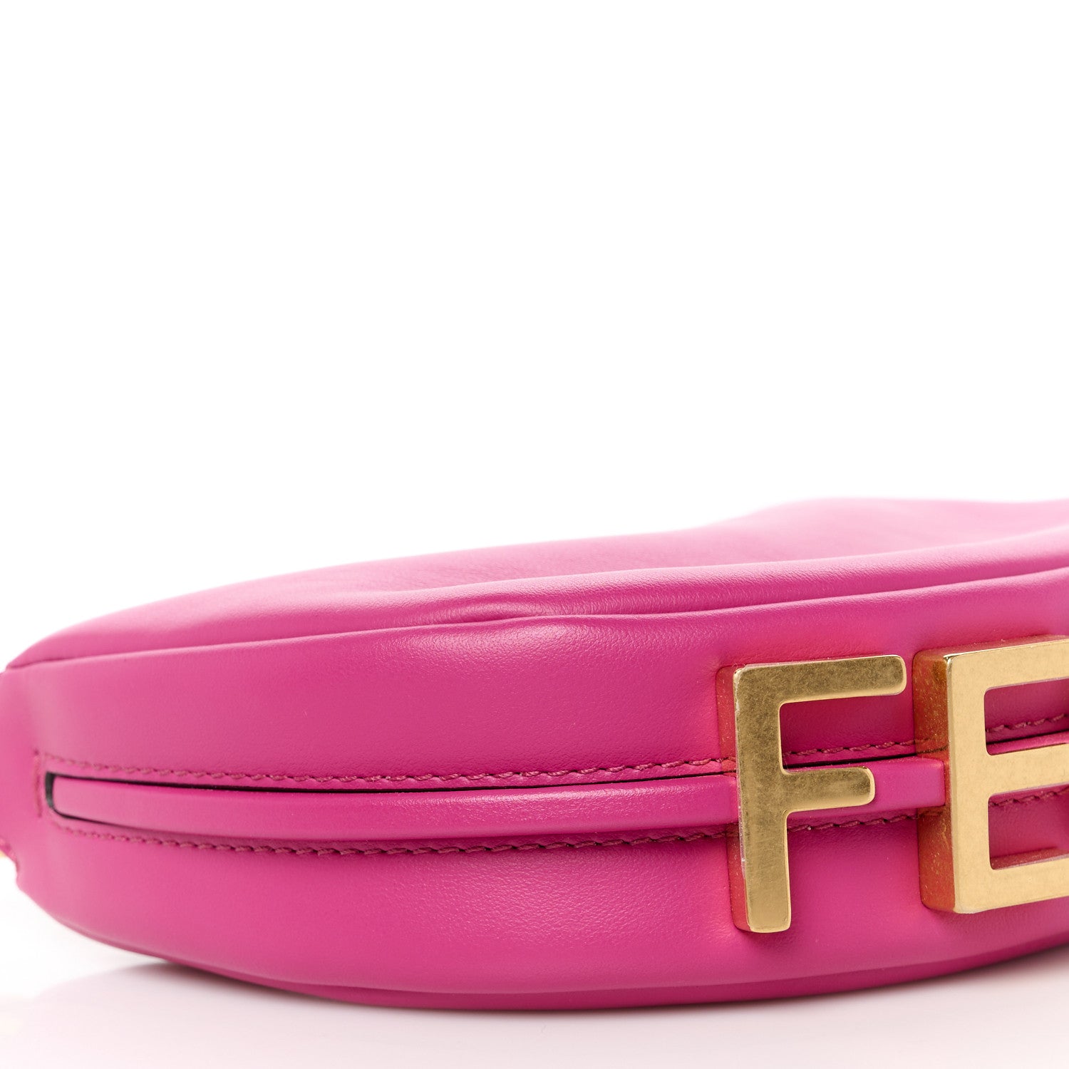 Fendi Vitello Grace New Matte Nano Fendigraphy Hobo Charm Ciclamino Pilar 11 of 12