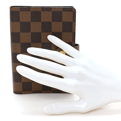 Louis Vuitton Damier Ebene Small Ring Agenda Cover 2 of 6