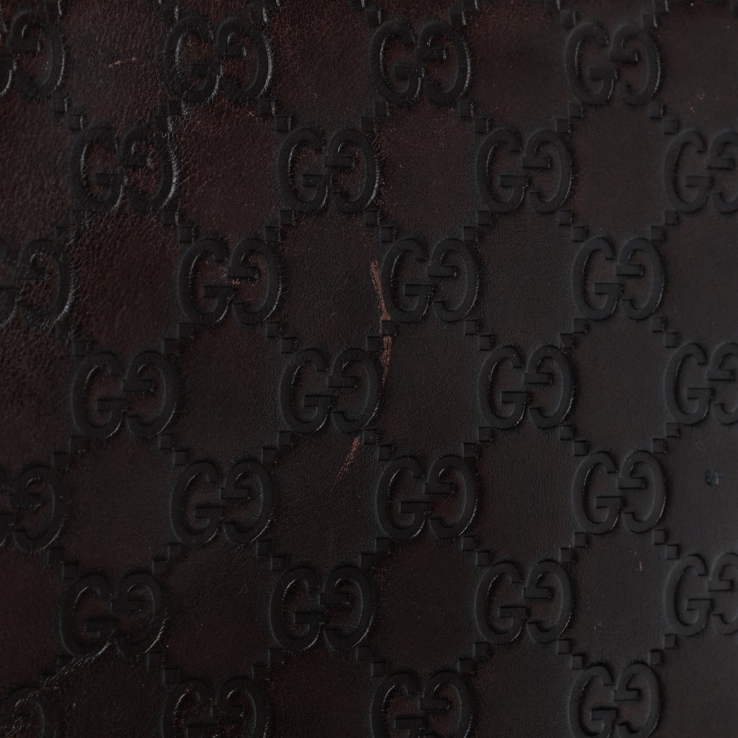 Guccissima Flap Messenger Bag Dark Brown