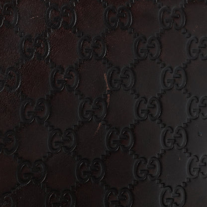 Gucci Guccissima Flap Messenger Bag Dark Brown 6 of 8