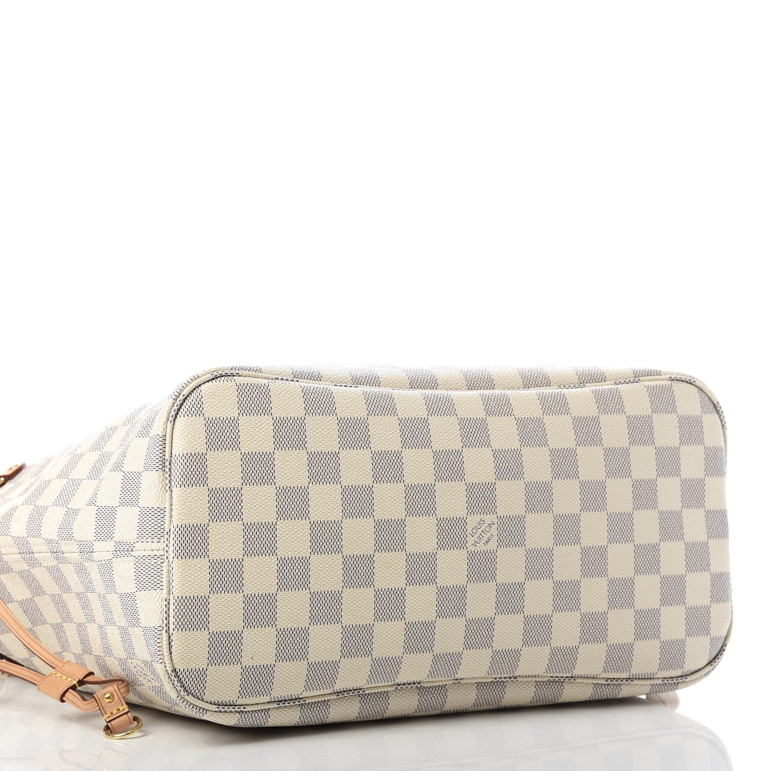 Louis Vuitton Damier Azur Neo Neverfull MM Rose Ballerine 4 of 9