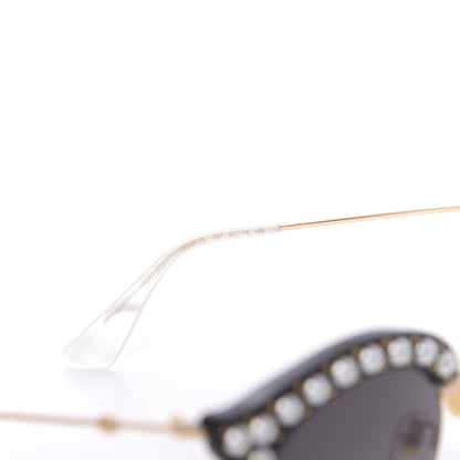 Gucci Pearl Cat Eye Sunglasses GG0212S Black 6 of 8