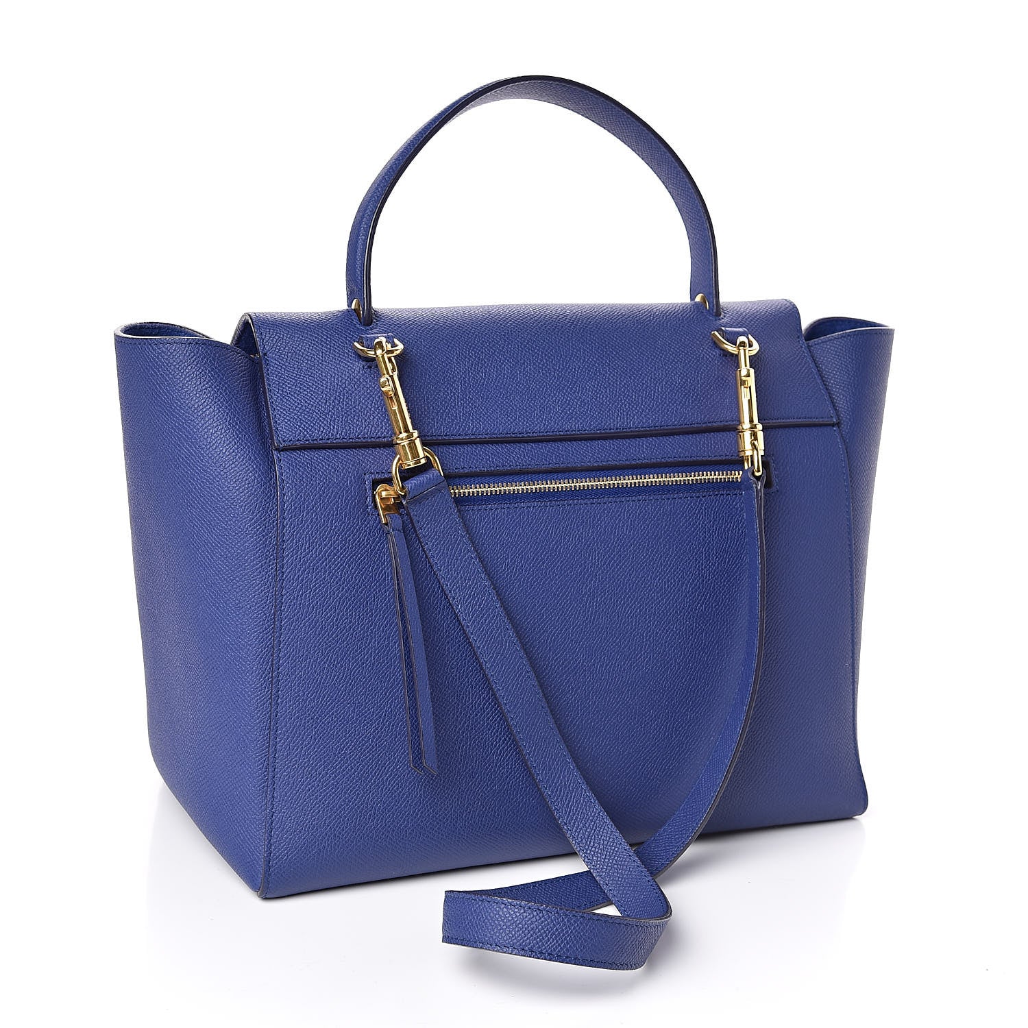 Celine Grained Calfskin Mini Belt Bag Indigo 3 of 10