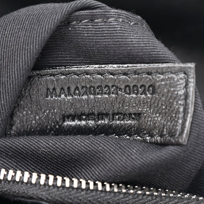 Saint Laurent Lambskin Quilted Toy Loulou Puffer Monogram Chain Satchel Black 7 of 10