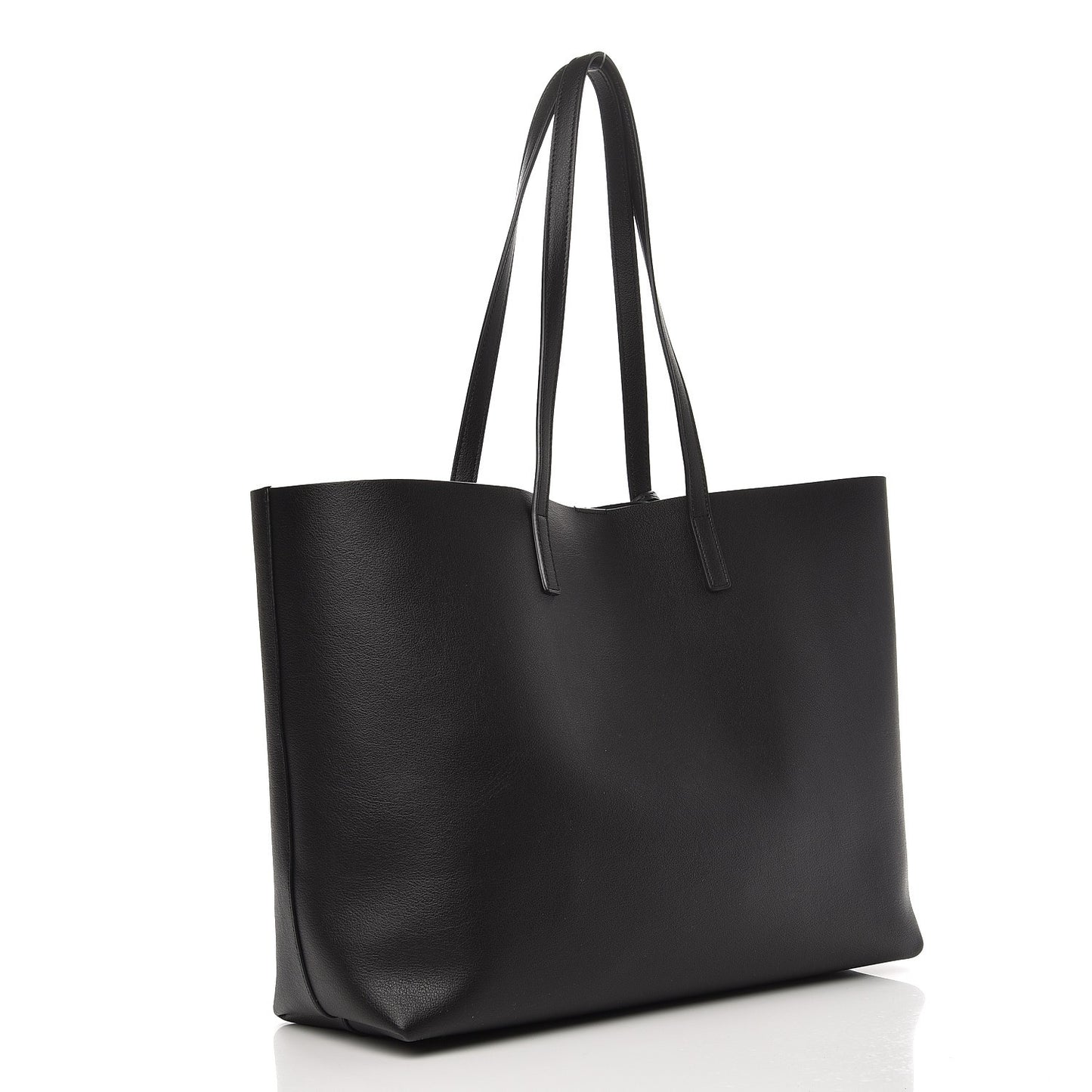 Calfskin Large Shopping Tote Black