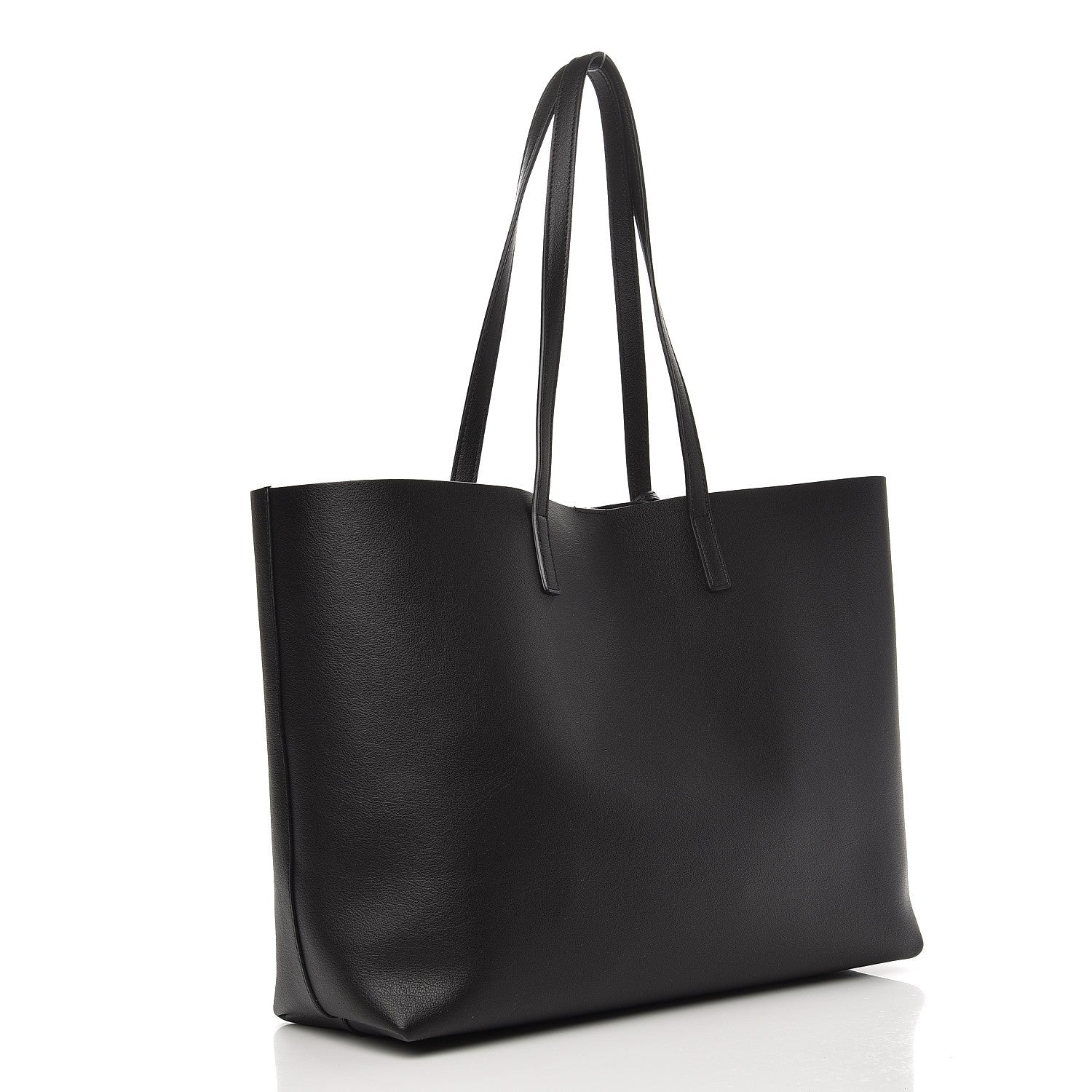 Saint Laurent Calfskin Large Shopping Tote Black 4 of 10
