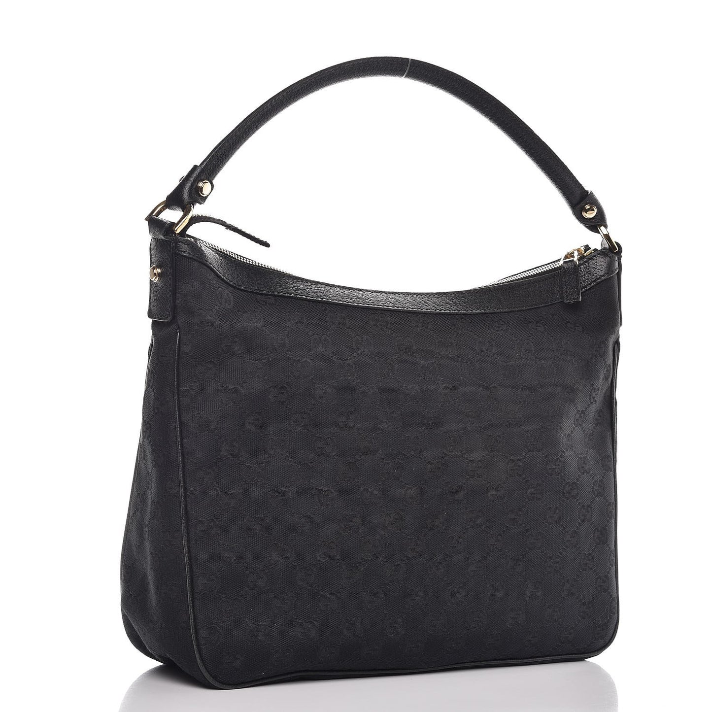 Monogram Pocket Hobo Black