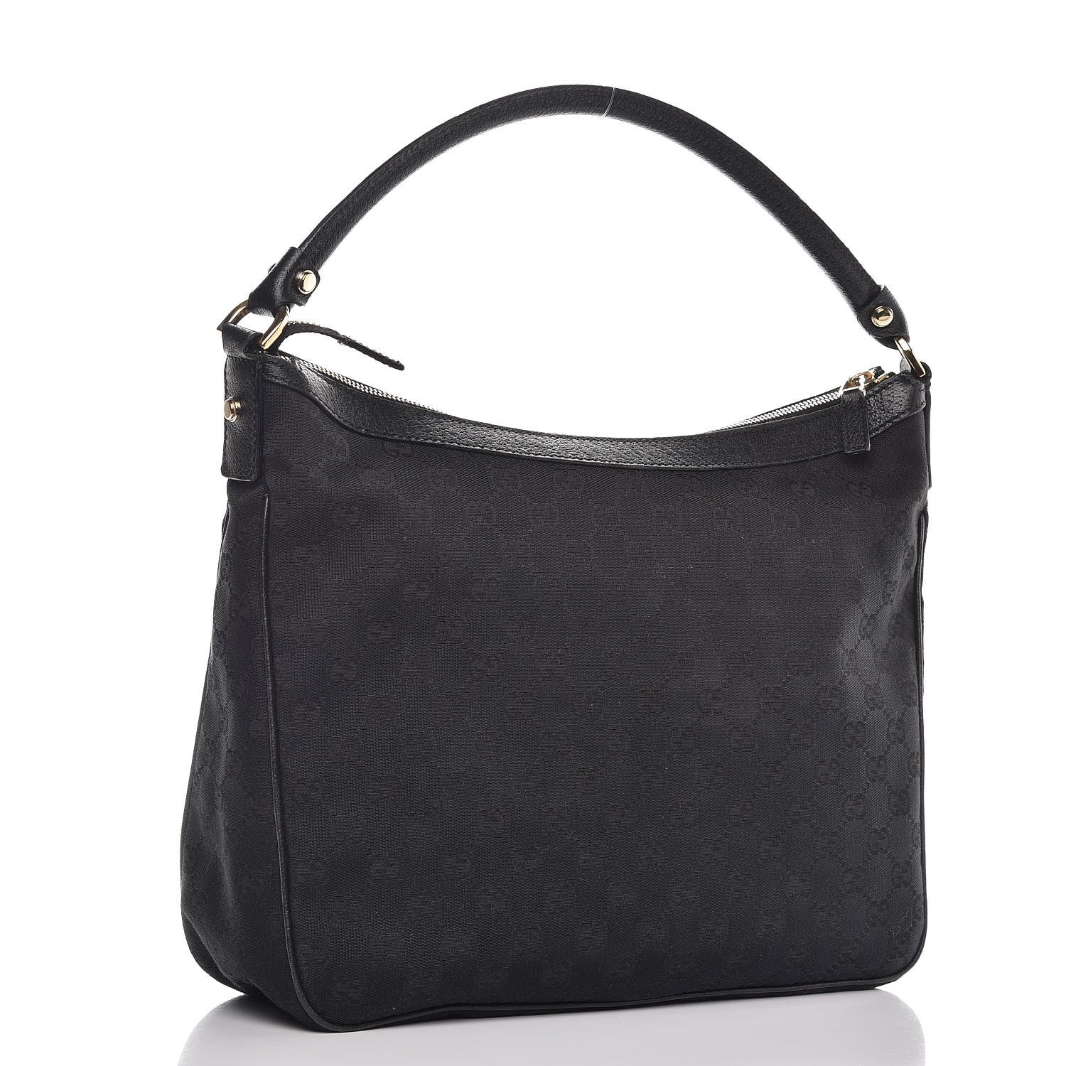 Gucci Monogram Pocket Hobo Black 3 of 11