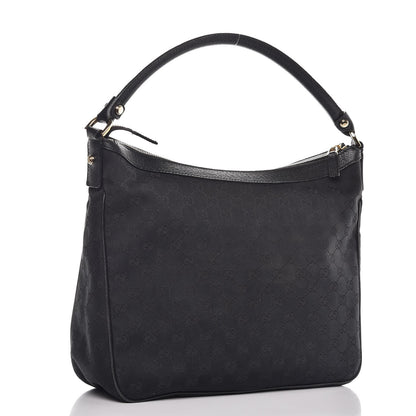 Gucci Monogram Pocket Hobo Black 3 of 11