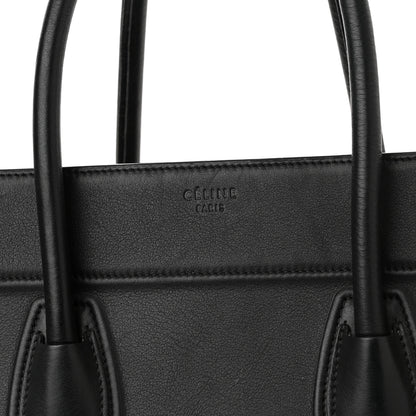 Celine Grained Calfskin Medium Phantom Luggage Black 12 of 14
