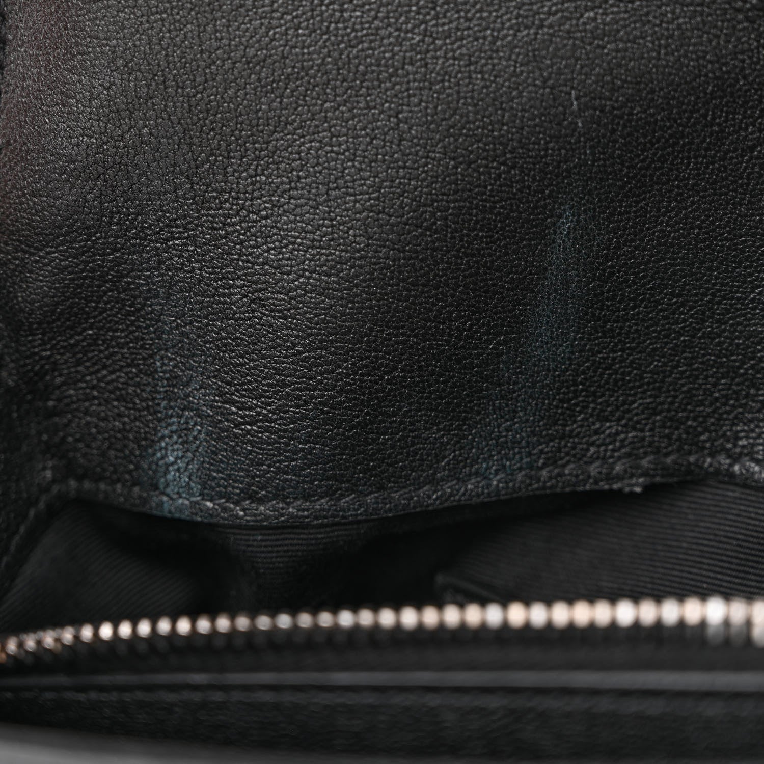 Saint Laurent Sheepskin Matelasse Chevron Monogram Medium College Bag Black 12 of 15