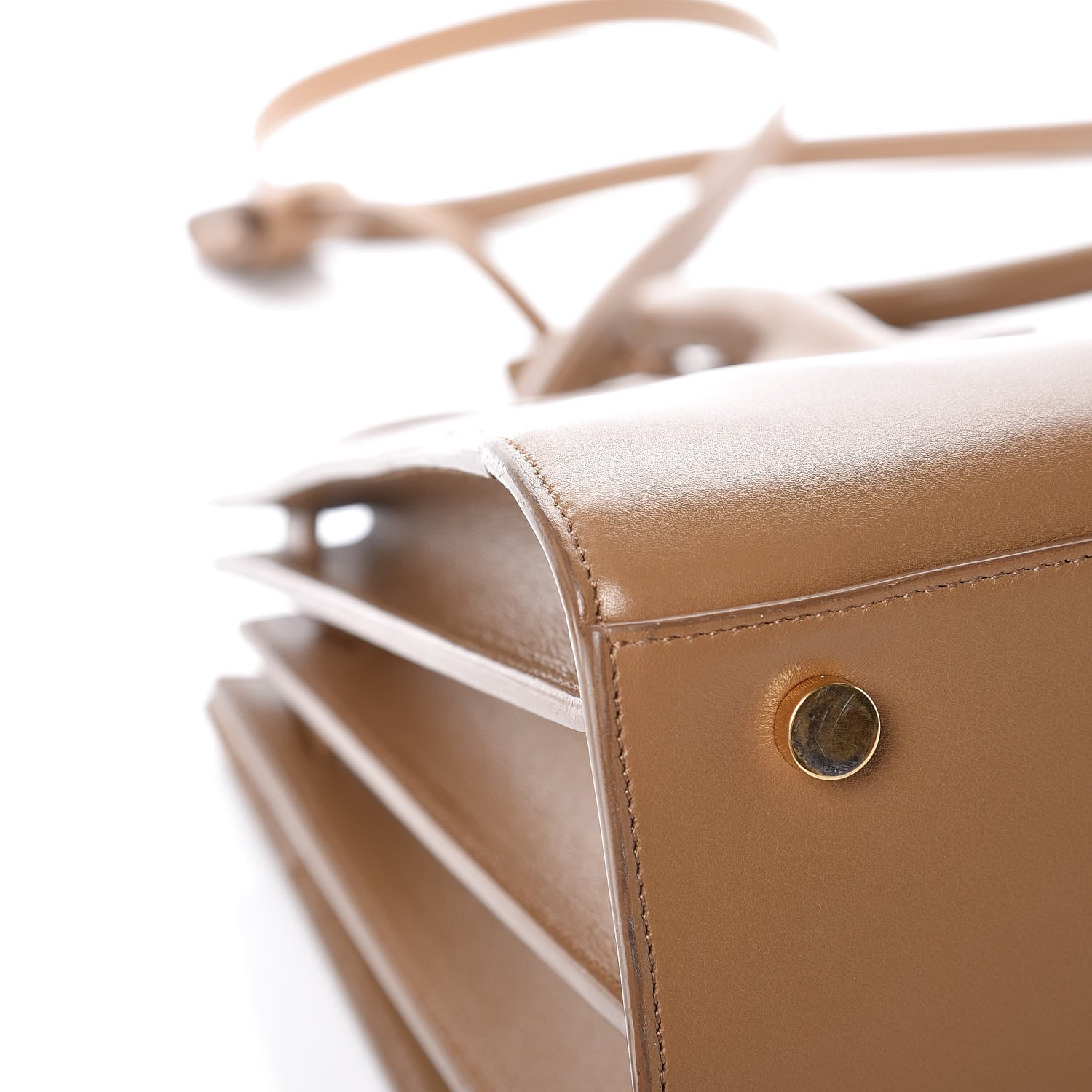 Saint Laurent Calfskin Small Sac De Jour Taupe 16 of 22
