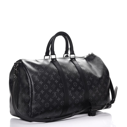 Louis Vuitton Monogram Eclipse Keepall Bandouliere 45 3 of 10