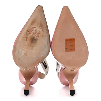Christian Dior Patent Ribbon J'Adior Slingback 100mm Pumps 38.5 Pink 5 of 10