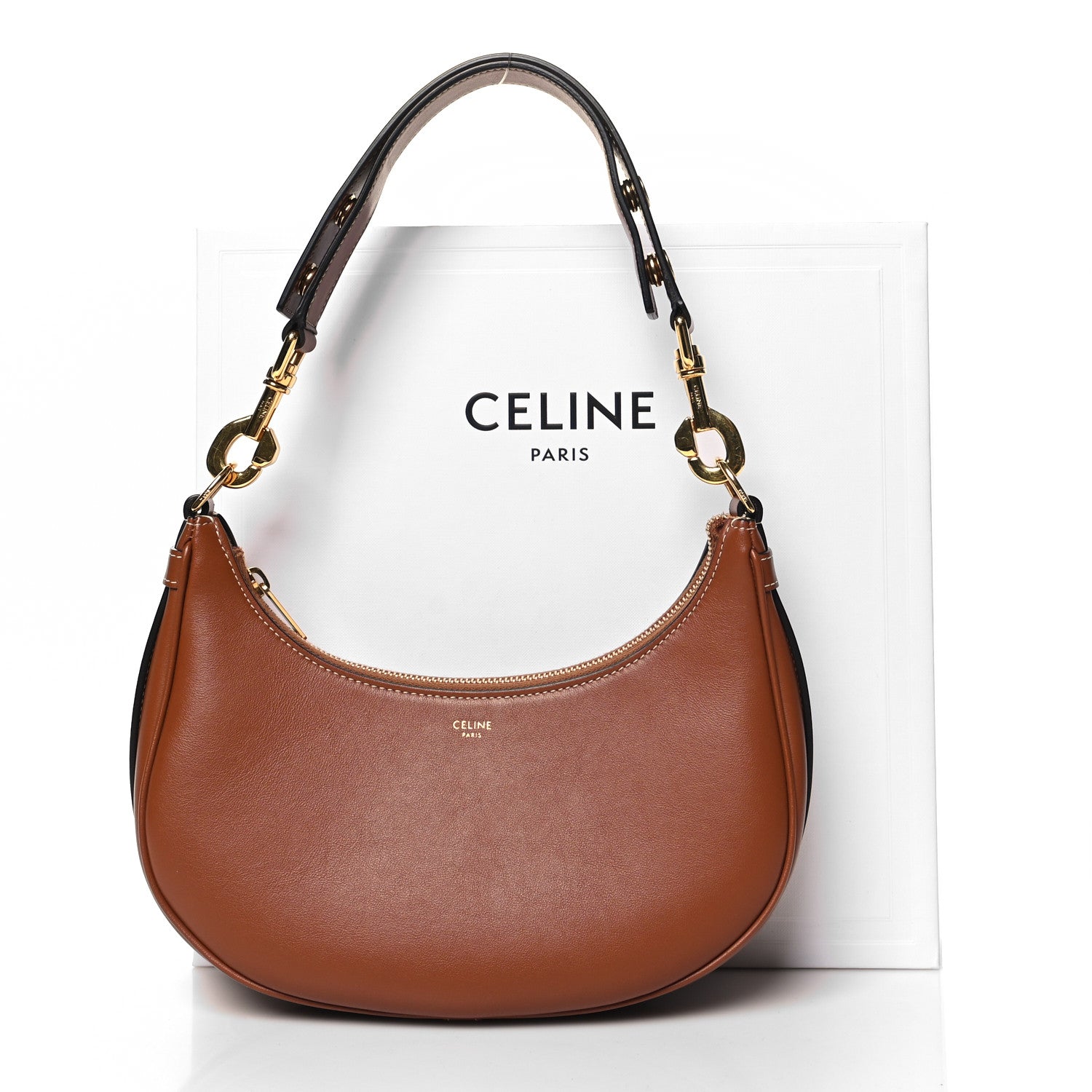 Celine Smooth Calfskin Medium Strap Ava Shoulder Bag Tan 12 of 12