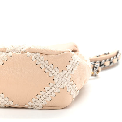 Chanel Calfskin Crochet Medium Chanel 19 Flap Beige 8 of 8