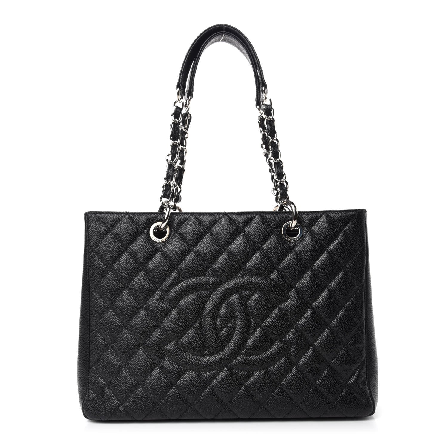 Chanel Caviar Quilted Grand Shopping Tote GST Black 1 of 12