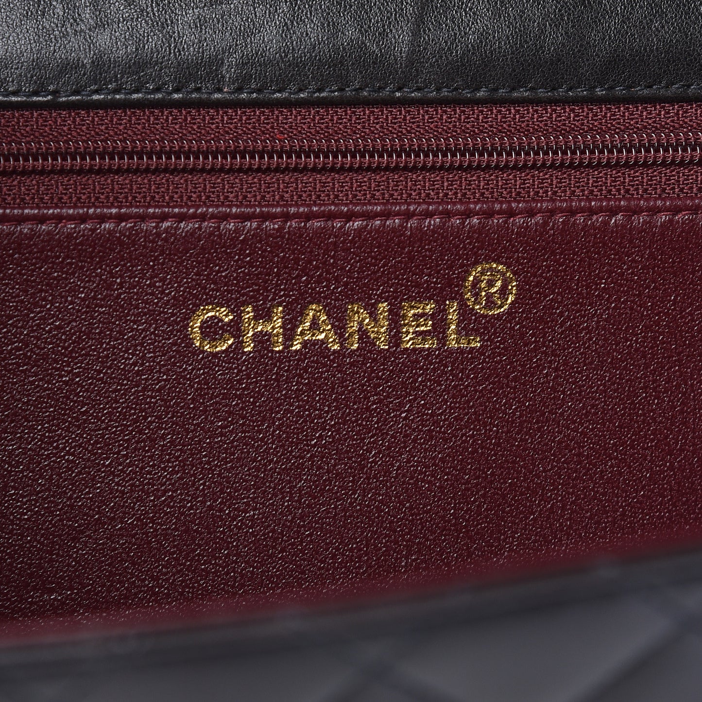 Lambskin Quilted Medium Single Flap Black