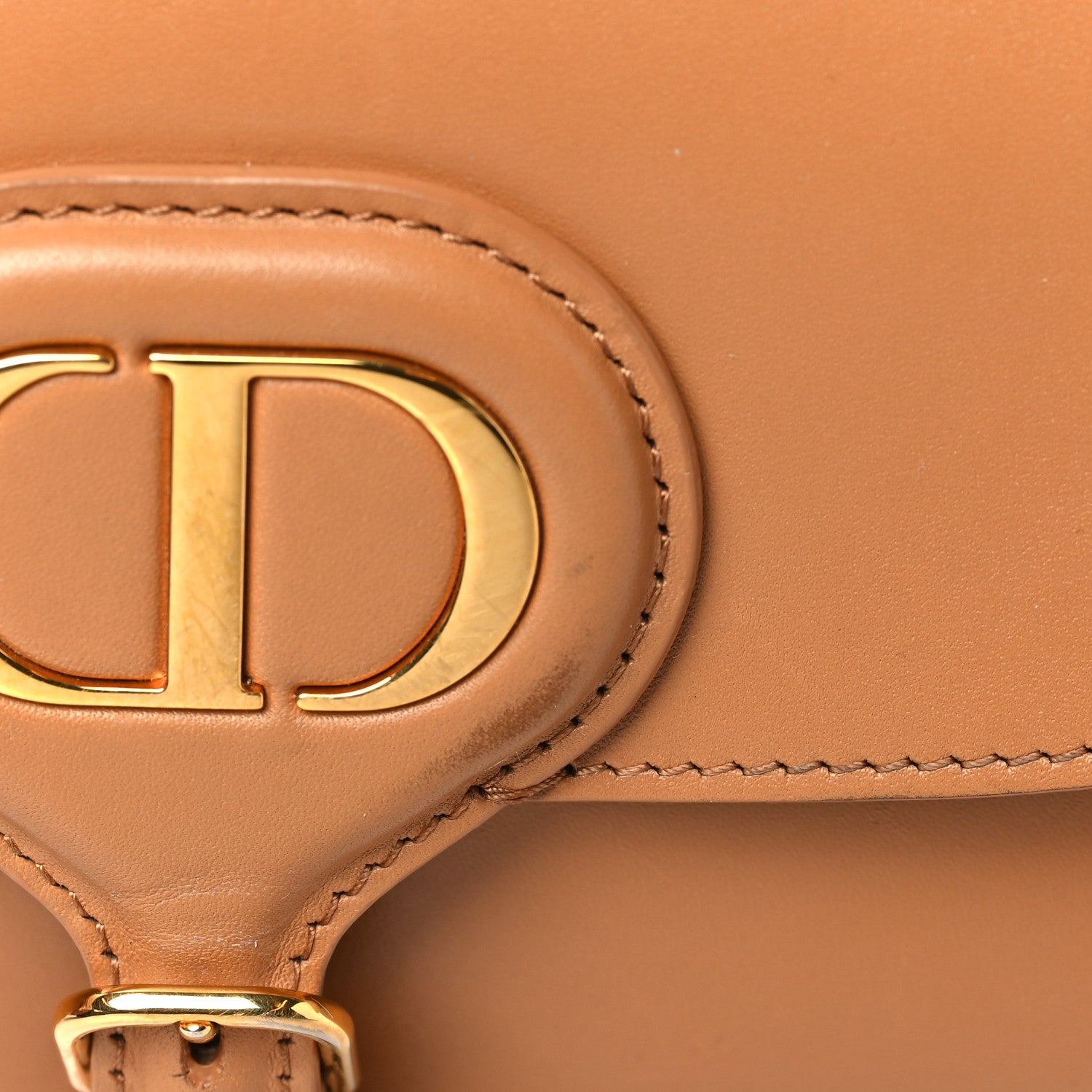 Christian Dior Box Calfskin East West Bobby Bag Cognac 10 of 11
