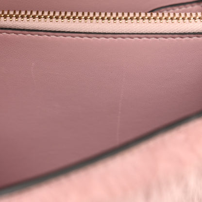 Valentino Garavani Mink Fur Rockstud Shoulder Bag Antique Rose 10 of 10