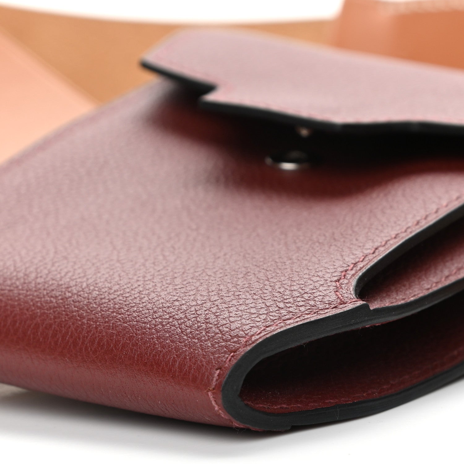 Hermes Swift Evercolor Utility Belt Pouch Gold Rouge H 14 of 17