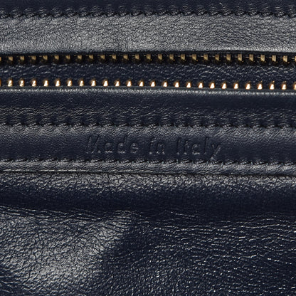Celine Crocodile Embossed Calfskin Medium Phantom Luggage Navy Blue 7 of 7