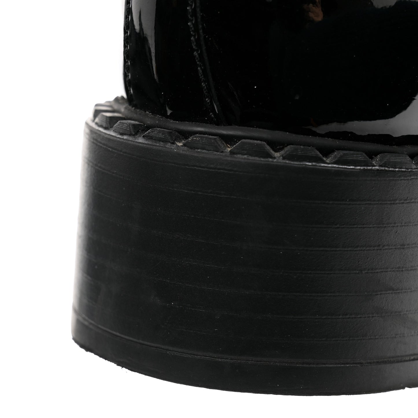 Vernice Triangle 50mm Loafers 38.5 Black