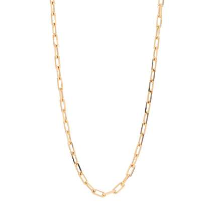 Cartier 18K Yellow Gold SM Santos De Cartier Link Necklace 22" 1 of 3
