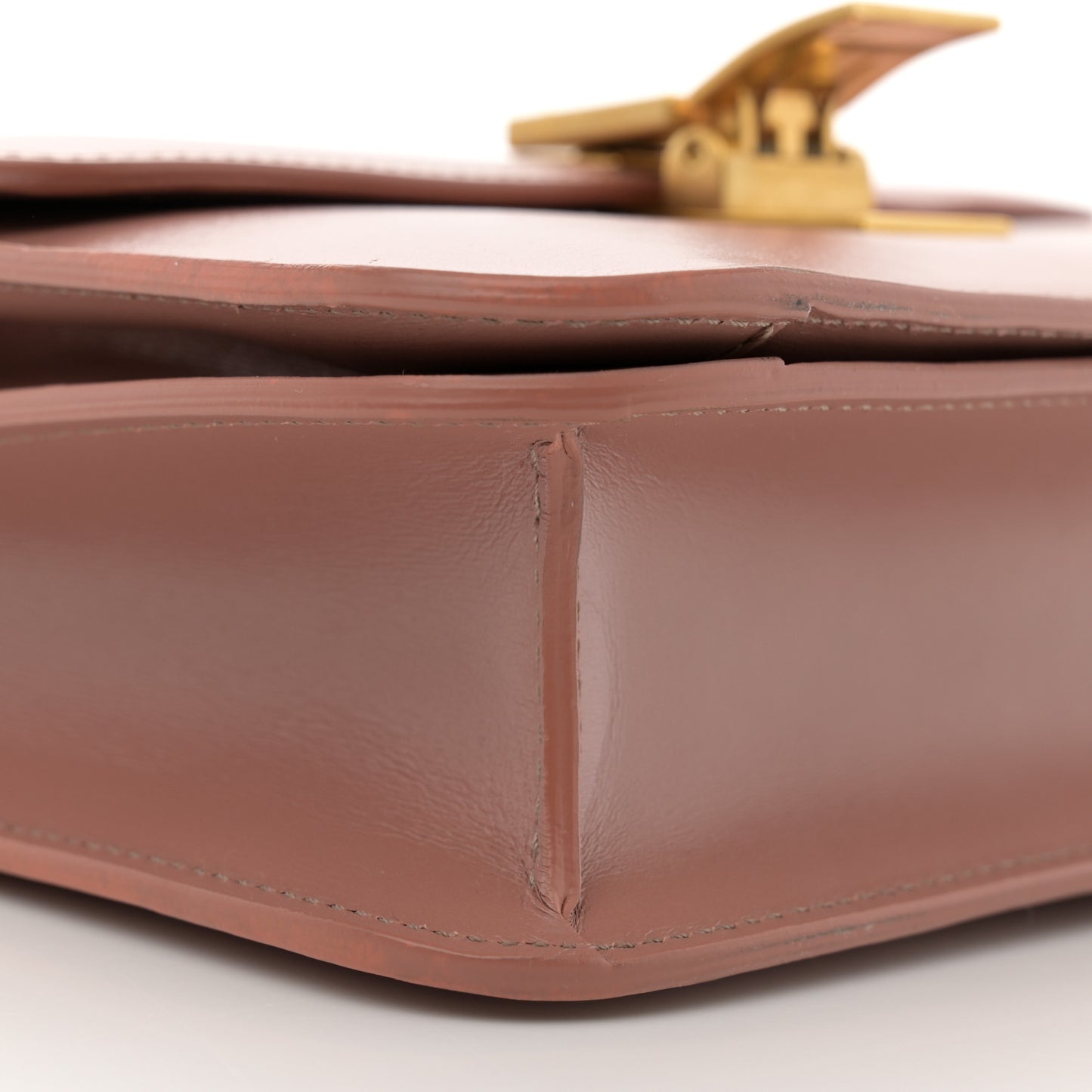 Box Calfskin Teen Classic Box Flap Bag Antique Rose